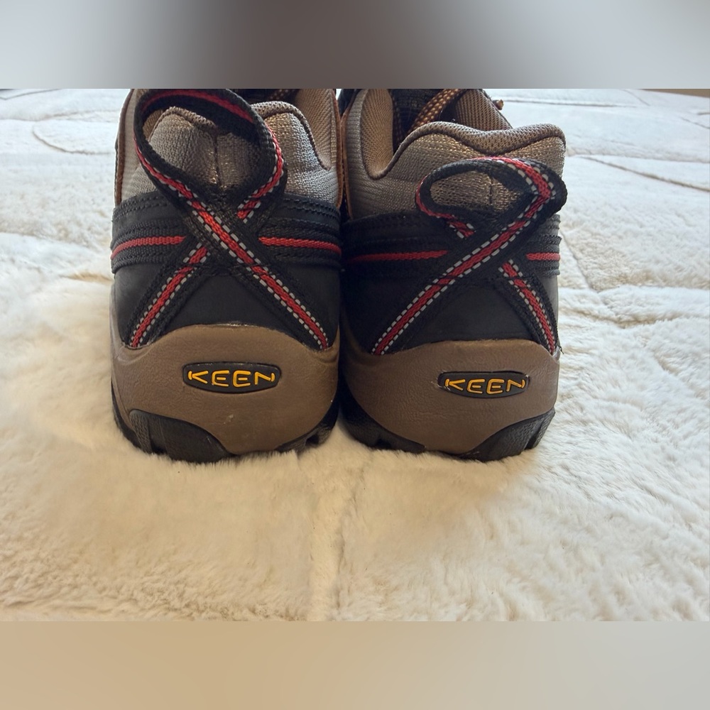 Like NEW! $135 KEEN Flint II Brown Work Hiking Shoes 10 - Picture 5 of 9